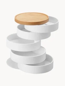 Sale Yamazaki Coffret à bijoux avec couvercle en bois Tosca, 5 niveaux