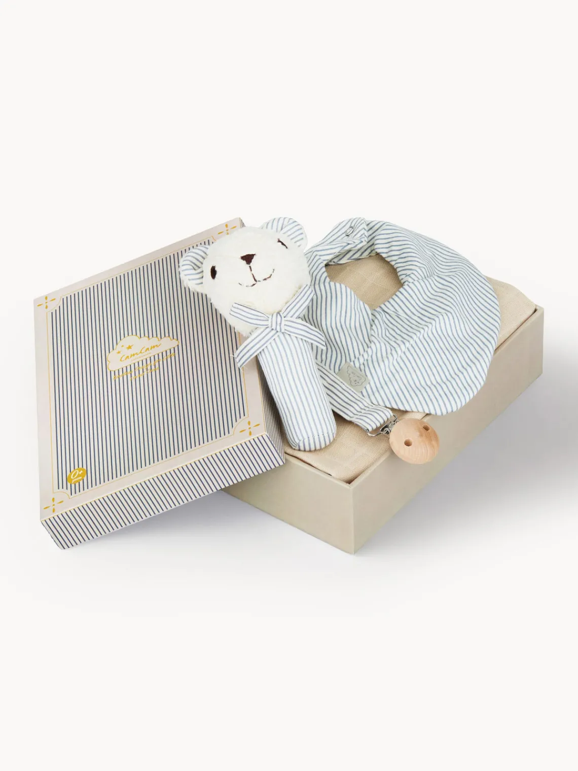 Clearance Cam Cam Copenhagen Coffret de soins pour bébé , 4 élém. Stripes
