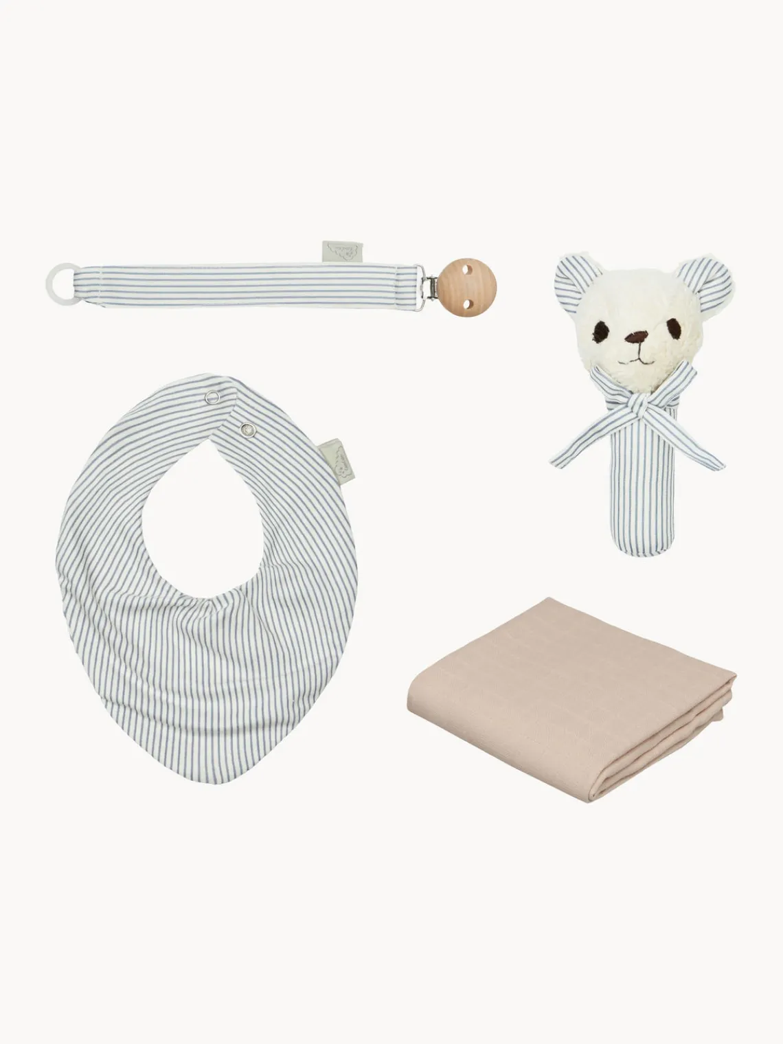Clearance Cam Cam Copenhagen Coffret de soins pour bébé , 4 élém. Stripes