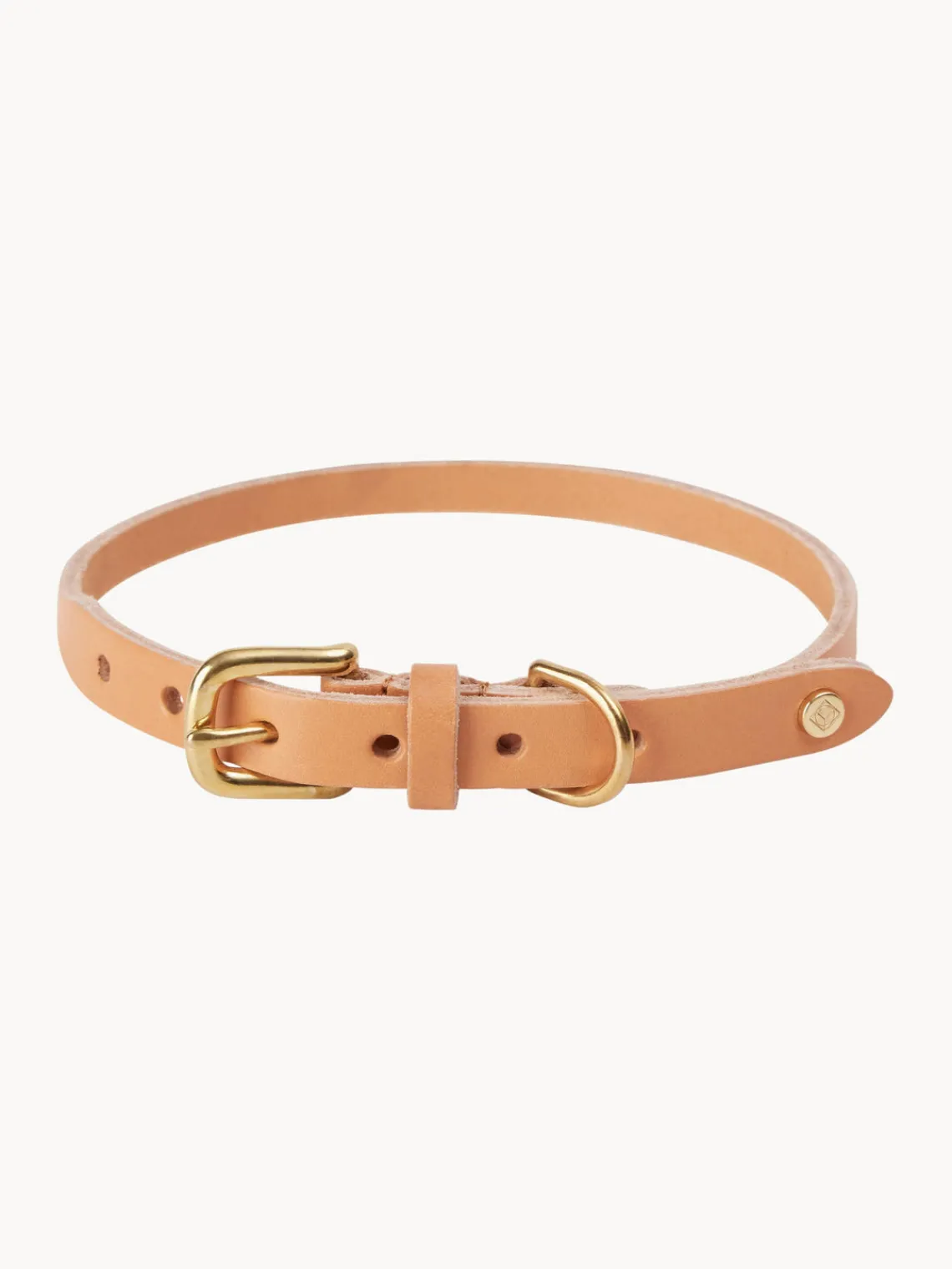 New Oyoy Living Design Collier pour animaux domestiques en cuir Robin, long. 58 cm