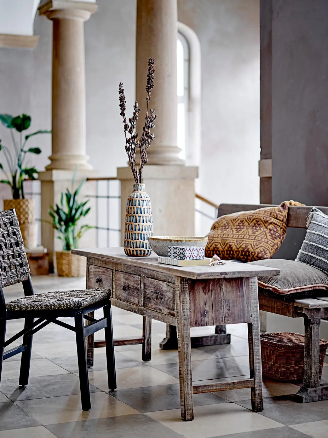 Fashion Bloomingville Console en bois de pin Camden