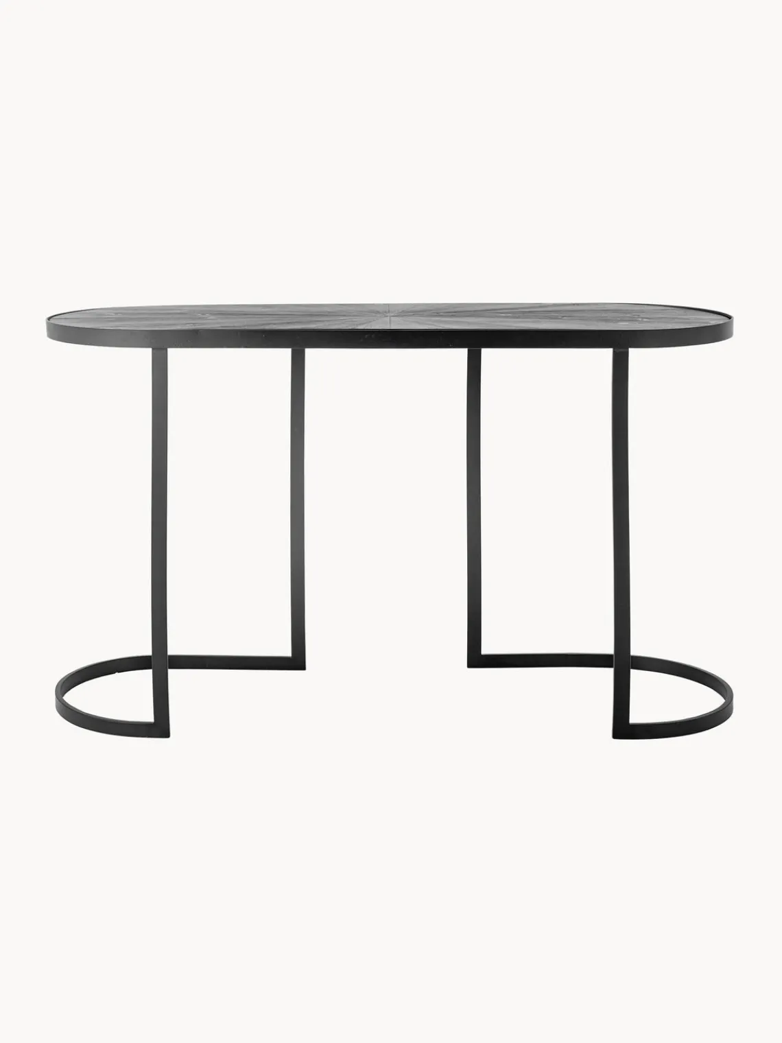 Best Bloomingville Console en métal avec plateau en bois Carter