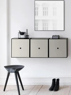 Hot Audo Copenhagen Console murale Frame Grège, noir