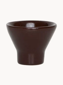 Outlet Oyoy Living Design Coquetiers faits à la main Yuka, 2 pièces Brun