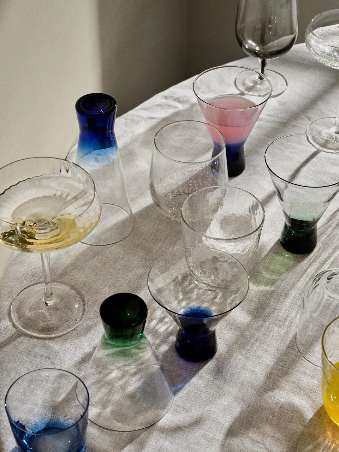 Online Broste Copenhagen Coupes à champagne soufflées bouche Limfjord, 4 pièces