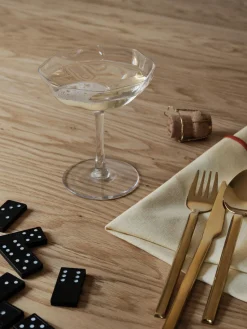 Online Broste Copenhagen Coupes à champagne soufflées bouche Limfjord, 4 pièces