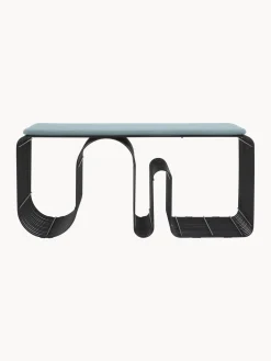 Hot AYTM Coussin d'assise pour banc en bouclette Curva Gris-bleu