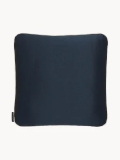 Hot Armani Casa Coussin décoratif avec logo Giorgio Armani Japan Bleu foncé, blanc