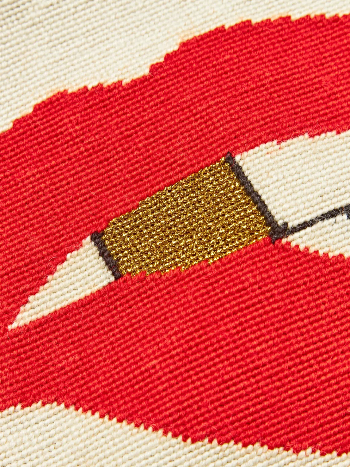 Discount Jonathan Adler Coussin décoratif en laine Lips Bitten