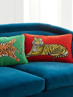 New Jonathan Adler Coussin décoratif en laine Safari