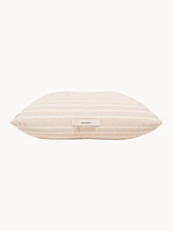 Clearance Business & Pleasure Coussin de sol de jardin rayé Cozy Beige clair, blanc crème
