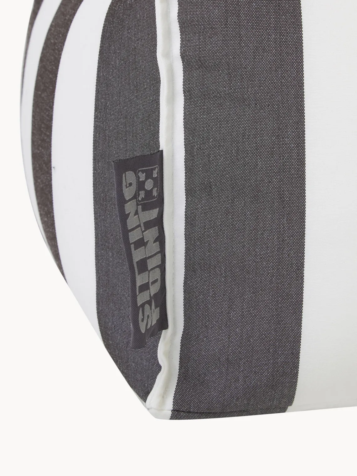 Online Magma Coussin de sol d'extérieur Korfu Anthracite, blanc