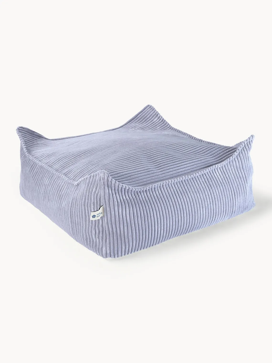 Best Wigiwama Coussin de sol en velours côtelé pour enfant Sugar Velours côtelé lavande