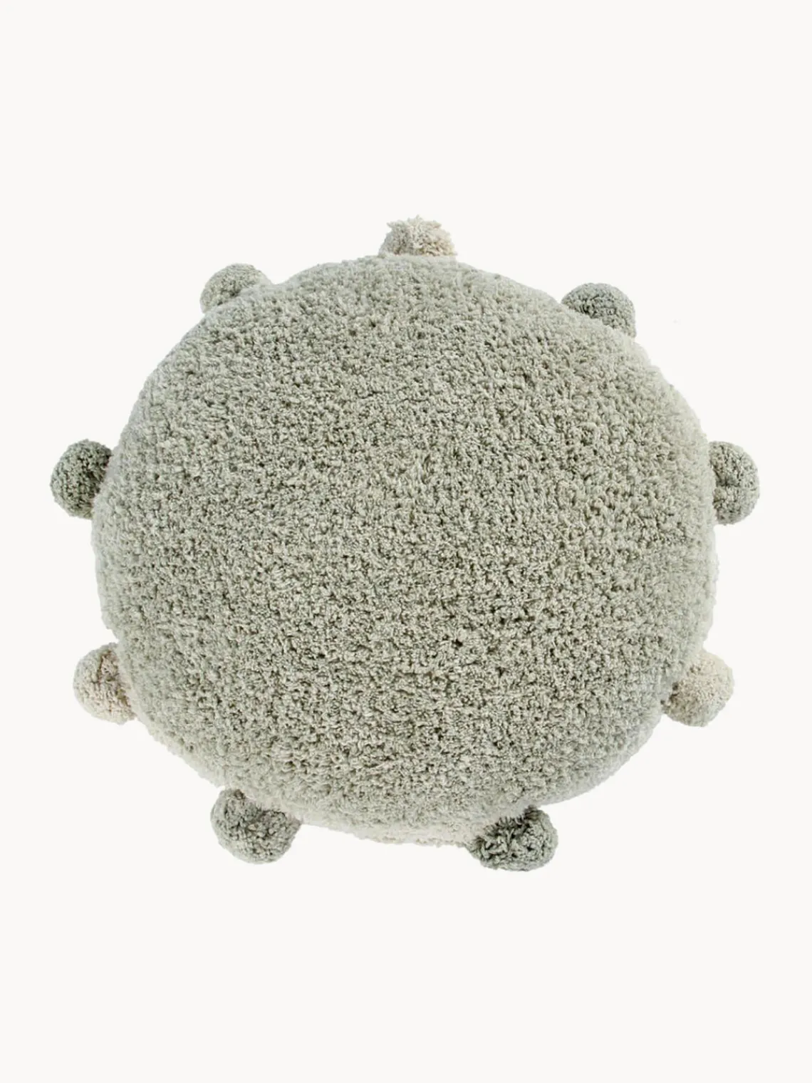Hot Lorena Canals Coussin de sol pour enfants fait à la main Pompom Vert sauge