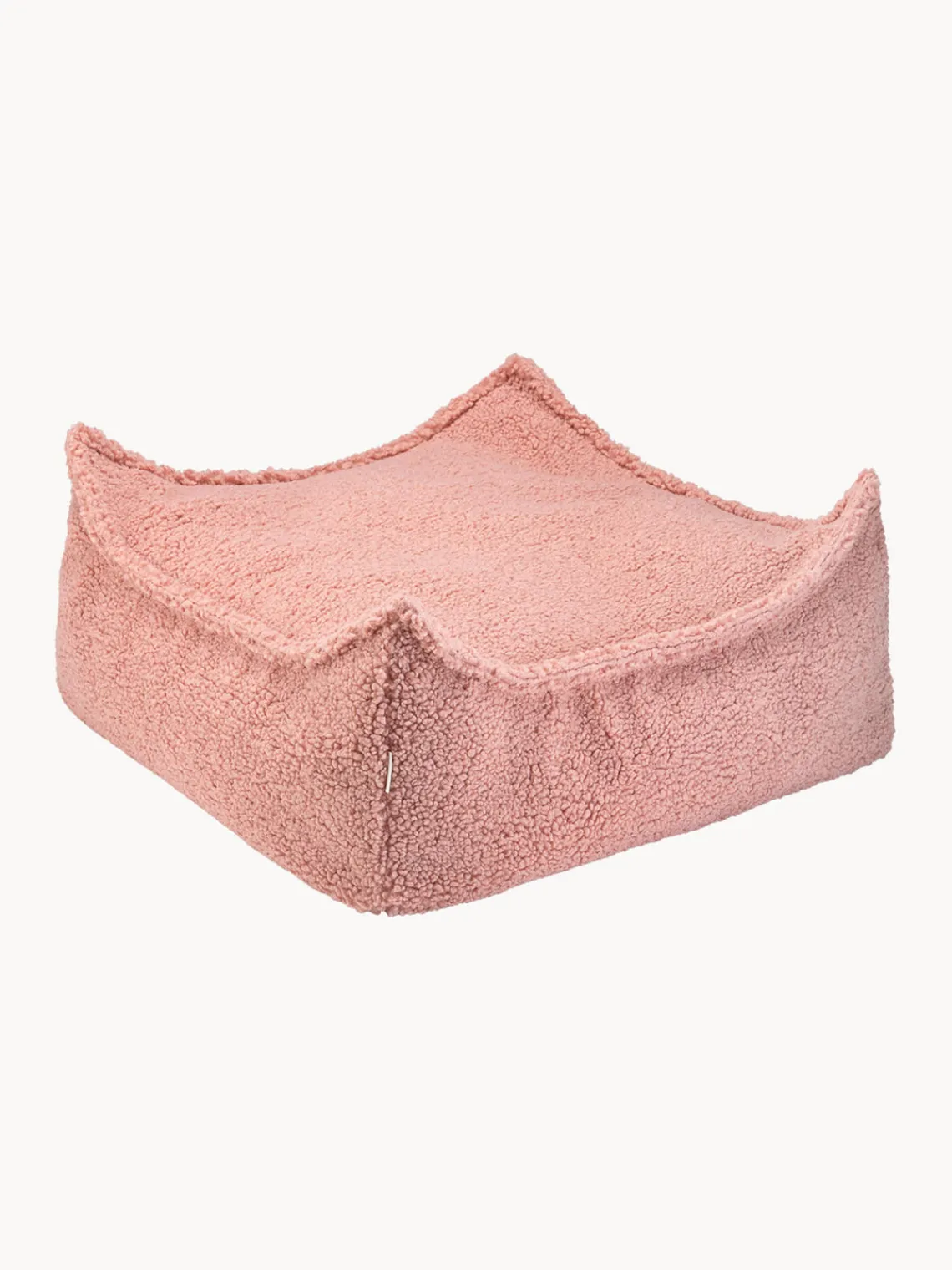 Outlet Wigiwama Coussin de sol pour enfants en peluche Sugar Peluche rose pâle