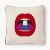 Clearance Jonathan Adler Coussin design brodé main Full Dose