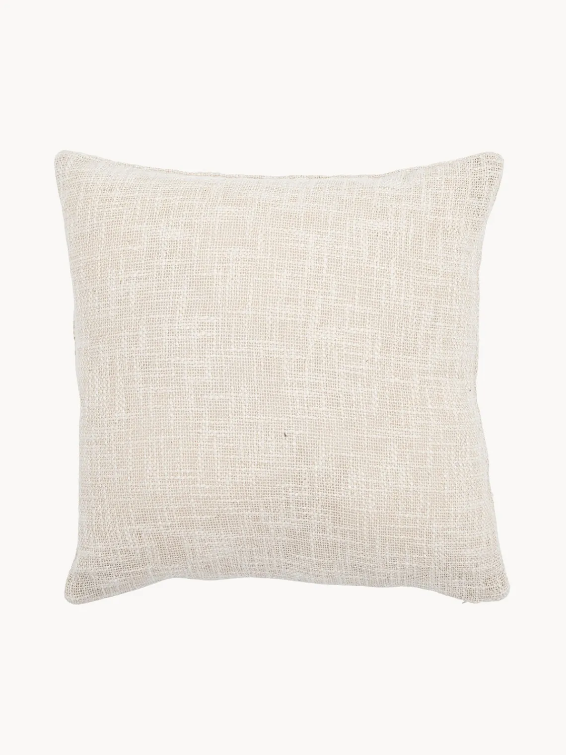 Sale Bloomingville Coussin en coton brodé avec motif floral Batley
