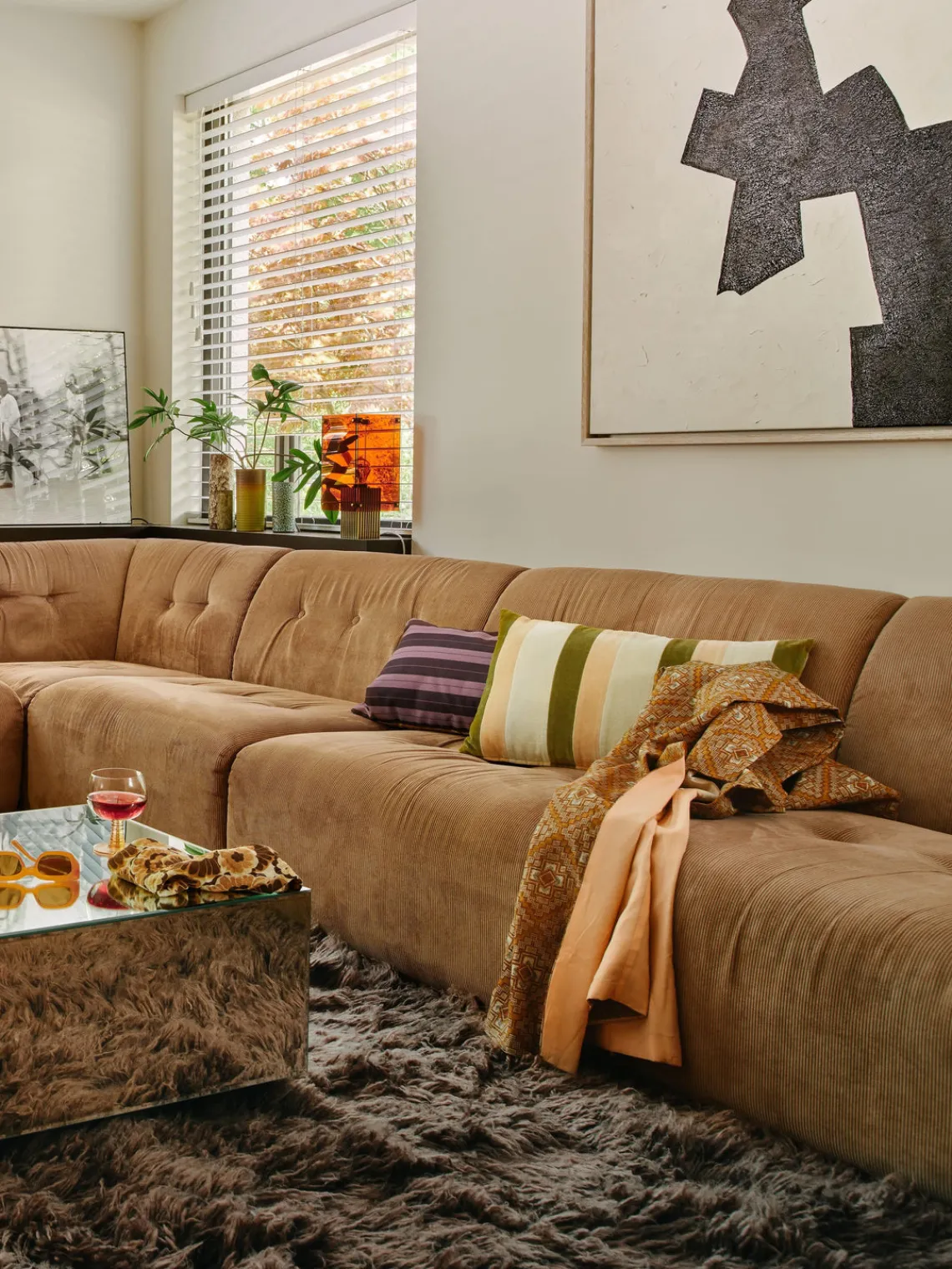 New HKLIVING Coussin en coton fait main Fields