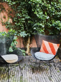 Best HKLIVING Coussin en coton fait main Striped