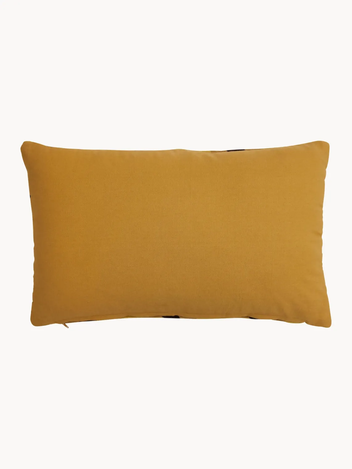 Hot HKLIVING Coussin en coton fait main Striped Tons jaunes, noir