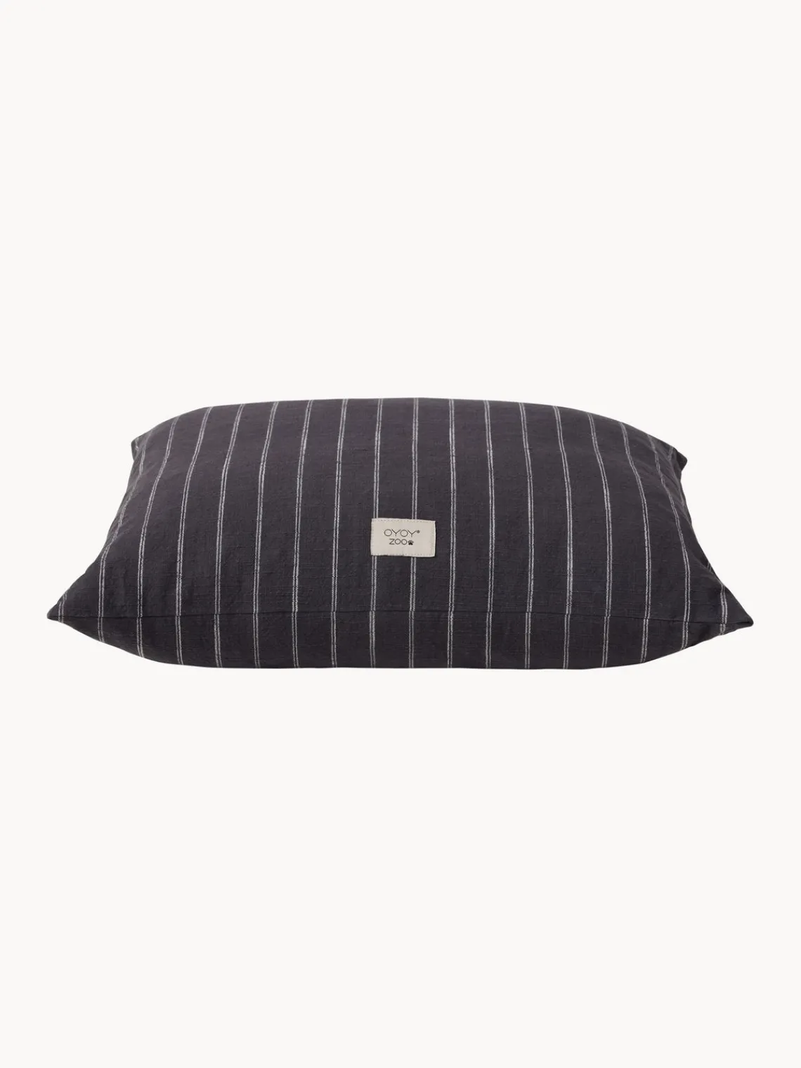 Fashion Oyoy Living Design Coussin en coton pour animaux de compagnie Kyoto, tailles variées Anthracite, rayé