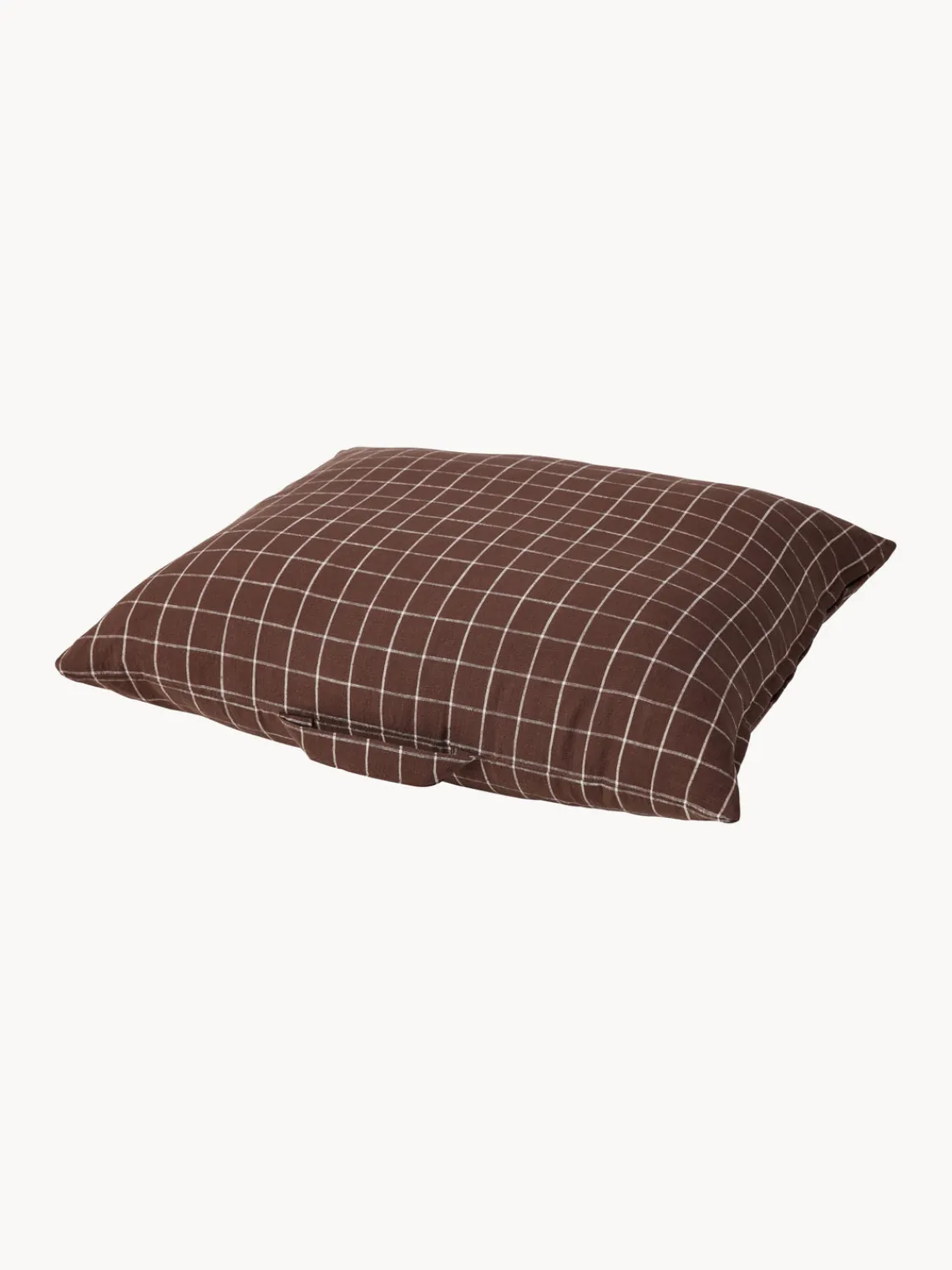 Best Oyoy Living Design Coussin en coton pour animaux de compagnie Kyoto, tailles variées Brun foncé, damier