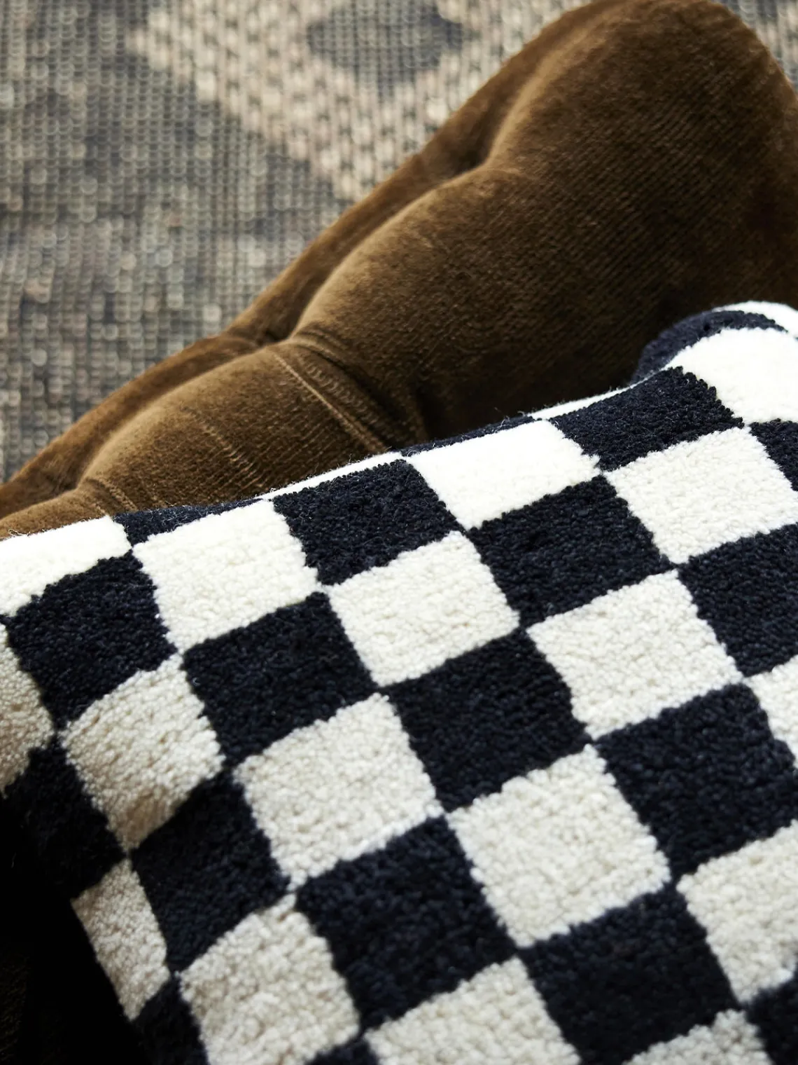 Best HKLIVING Coussin en laine fait main Statement
