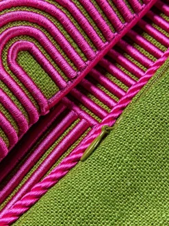 Fashion Jonathan Adler Coussin en lin Pompidou