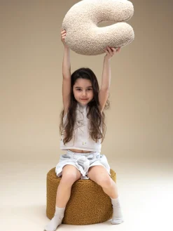 Hot Wigiwama Coussin en peluche U Arch Beige clair
