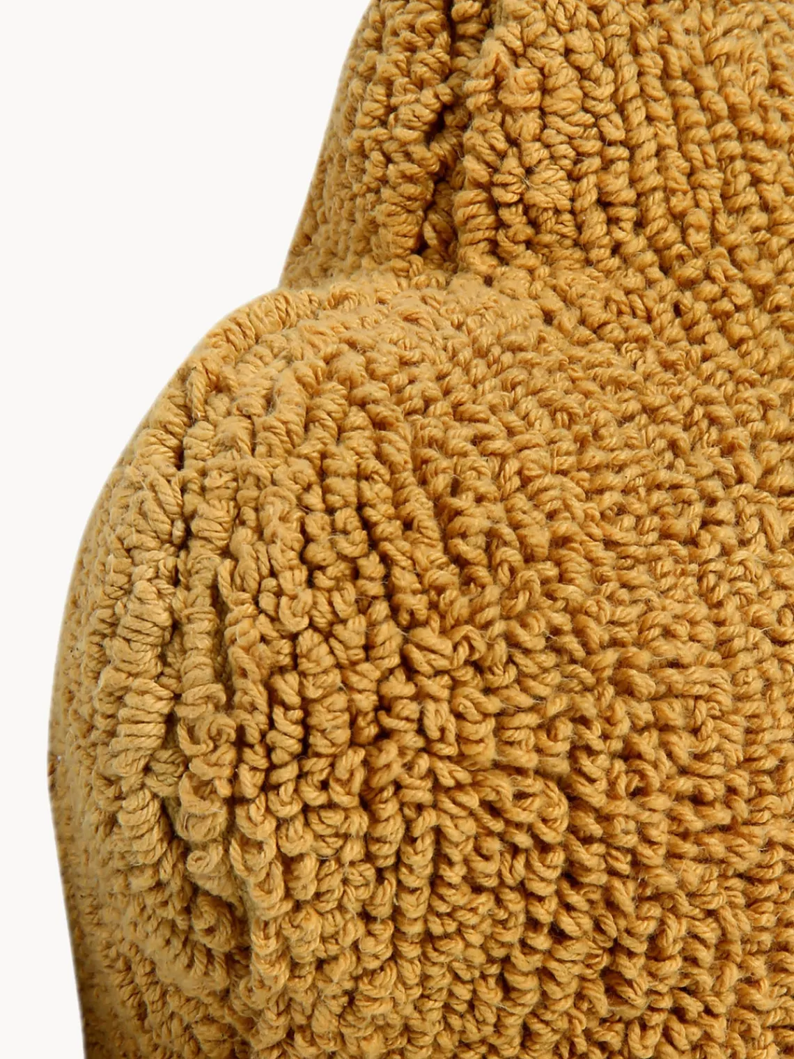 Clearance Lorena Canals Coussin moelleux en coton fait à la main Cloud Jaune moutarde
