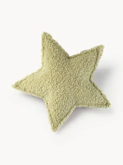 Sale Wigiwama Coussin moelleux en peluche Star Vert clair