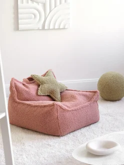 Sale Wigiwama Coussin moelleux en peluche Star Vert clair