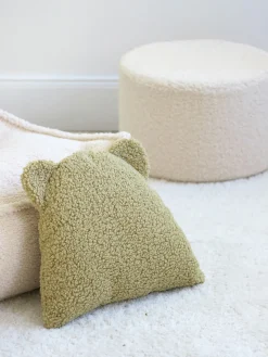 Hot Wigiwama Coussin moelleux en peluche Bear Vert clair