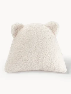 Hot Wigiwama Coussin moelleux en peluche Bear Blanc cassé