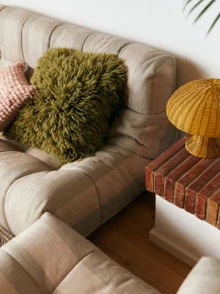 New HKLIVING Coussin moelleux Fluffy, artisanal