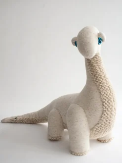 Discount BigStuffed Coussin peluche artisanal Diplo Tons beiges, chiné
