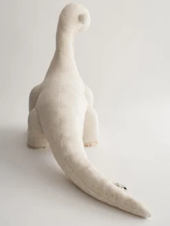 Discount BigStuffed Coussin peluche artisanal Diplo Tons beiges, chiné