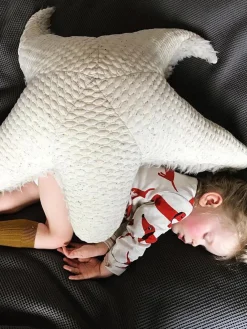 Best BigStuffed Coussin peluche artisanal SeaStar, larg. 95 cm