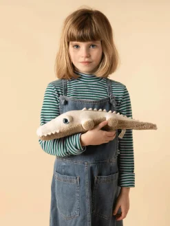 Online BigStuffed Coussin peluche artisanal Savanah Croco