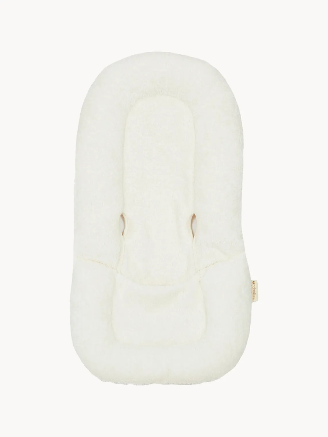 Sale Nobodinoz Coussin pour transat en coton bio Growing Green Blanc
