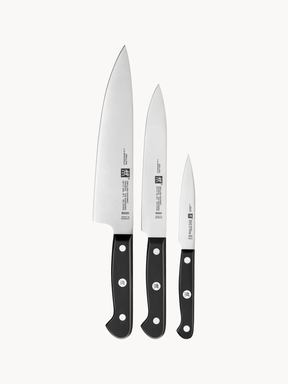 Outlet ZWILLING Couteaux Gourmet, 3 élém.
