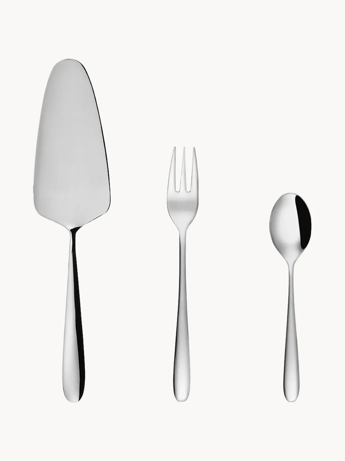 Fashion Sola Switzerland Couverts à gâteau s Tulip, 6 personnes (13 élém.) Argenté