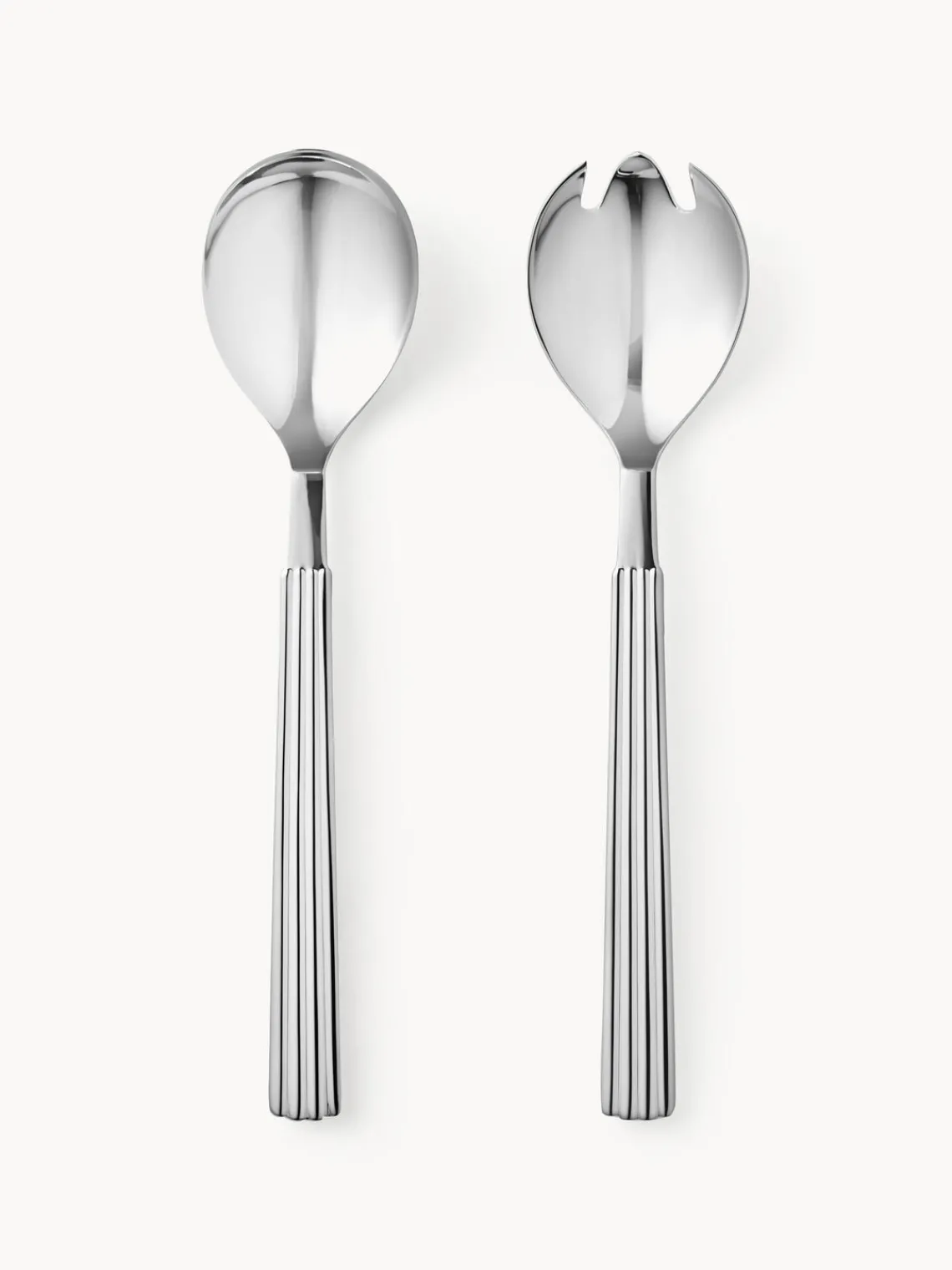Outlet GEORG JENSEN Couverts à salade poli Bernadotte