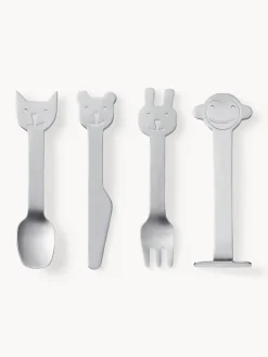 Discount Gense Couverts pour enfant brossés mats Animal Friends, 4 élém.