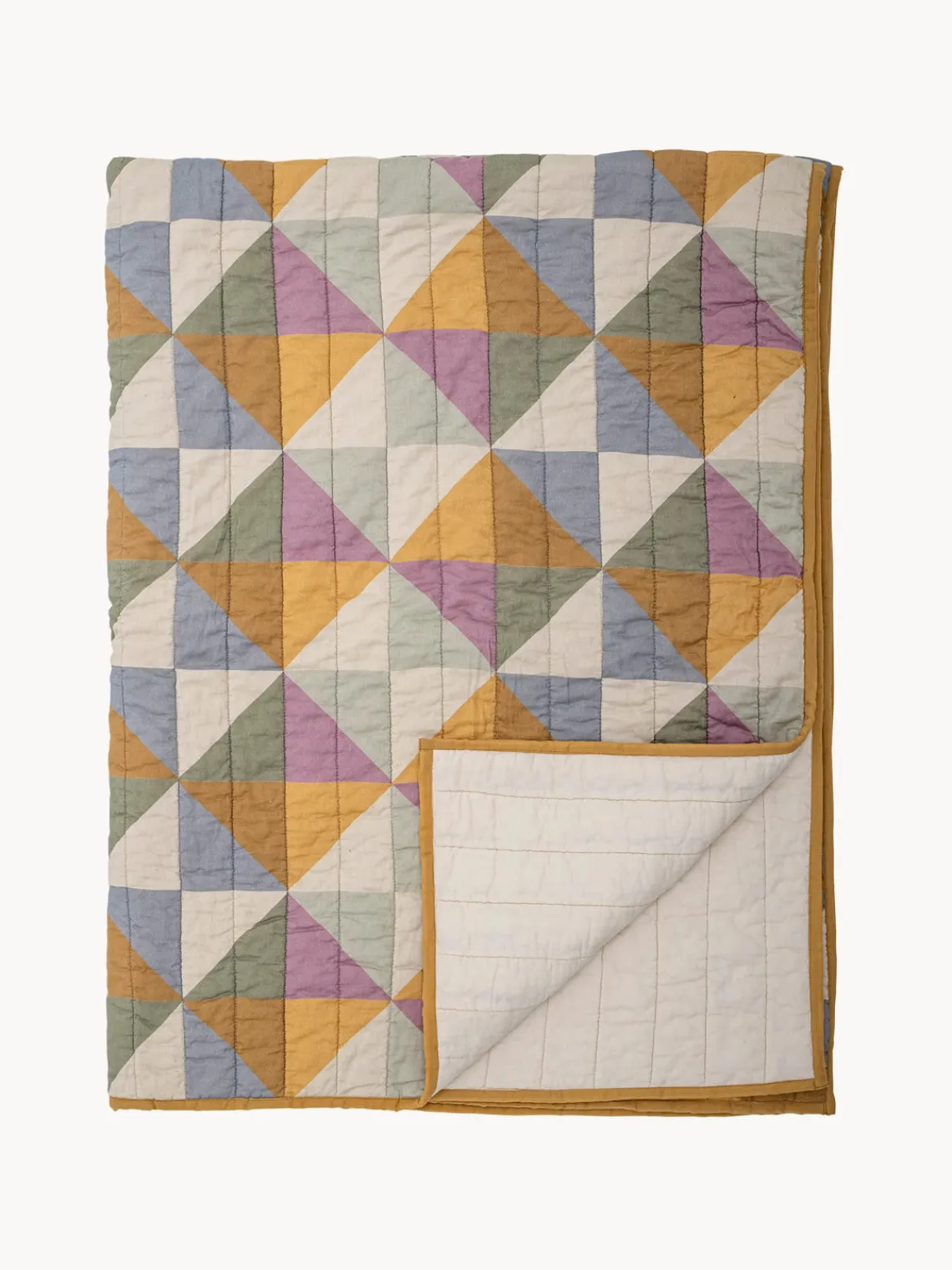Clearance Bloomingville Couverture matelassée en coton bio Crewe