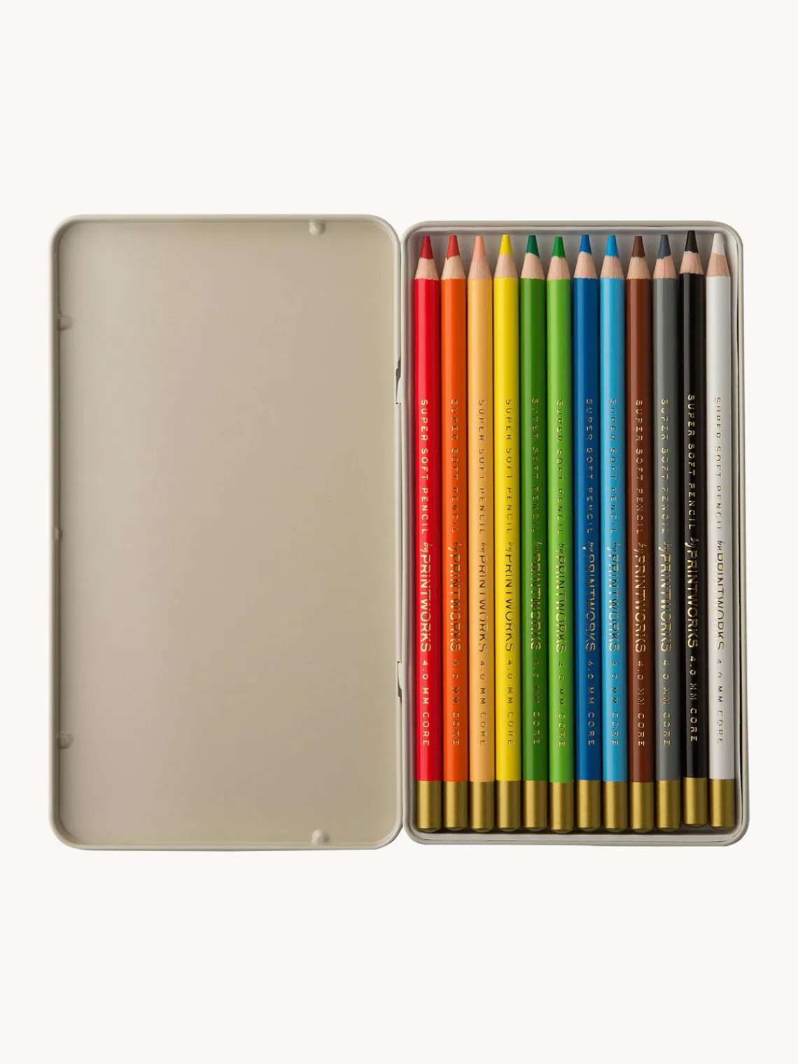Sale Printworks Crayons de couleur Classic, 12 élém. Beige clair