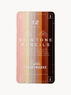 Best Printworks Crayons de couleur Skin Tone, 12 élém. Multicolore