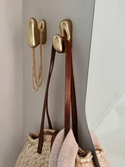 Sale Broste Copenhagen Crochet en métal Roberta Doré, mat
