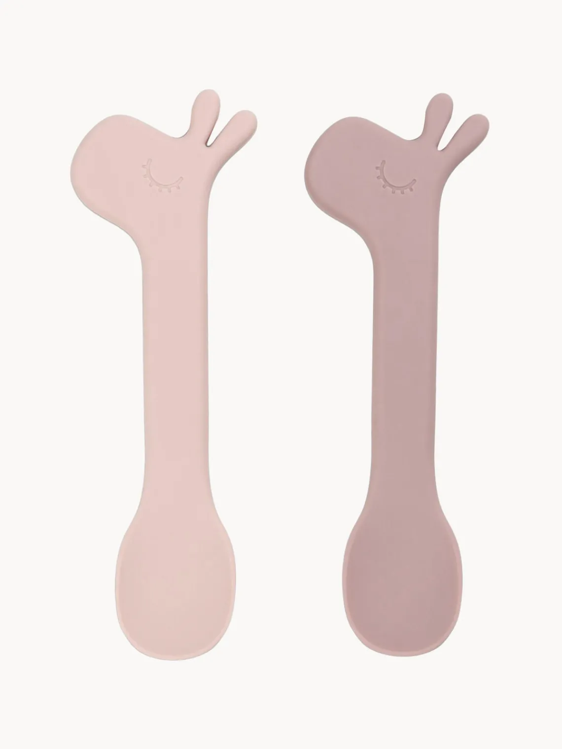 Outlet Done by Deer Cuillères pour enfants Lalee, 2 élém. Rose pâle, vieux rose