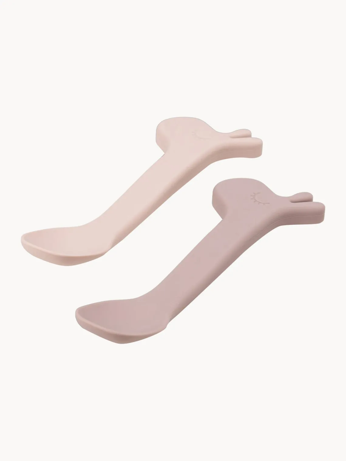 Outlet Done by Deer Cuillères pour enfants Lalee, 2 élém. Rose pâle, vieux rose
